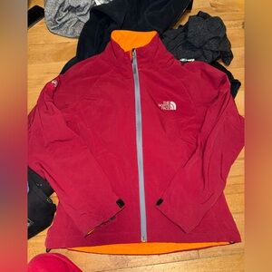 The North Face Red and Orange Jacket